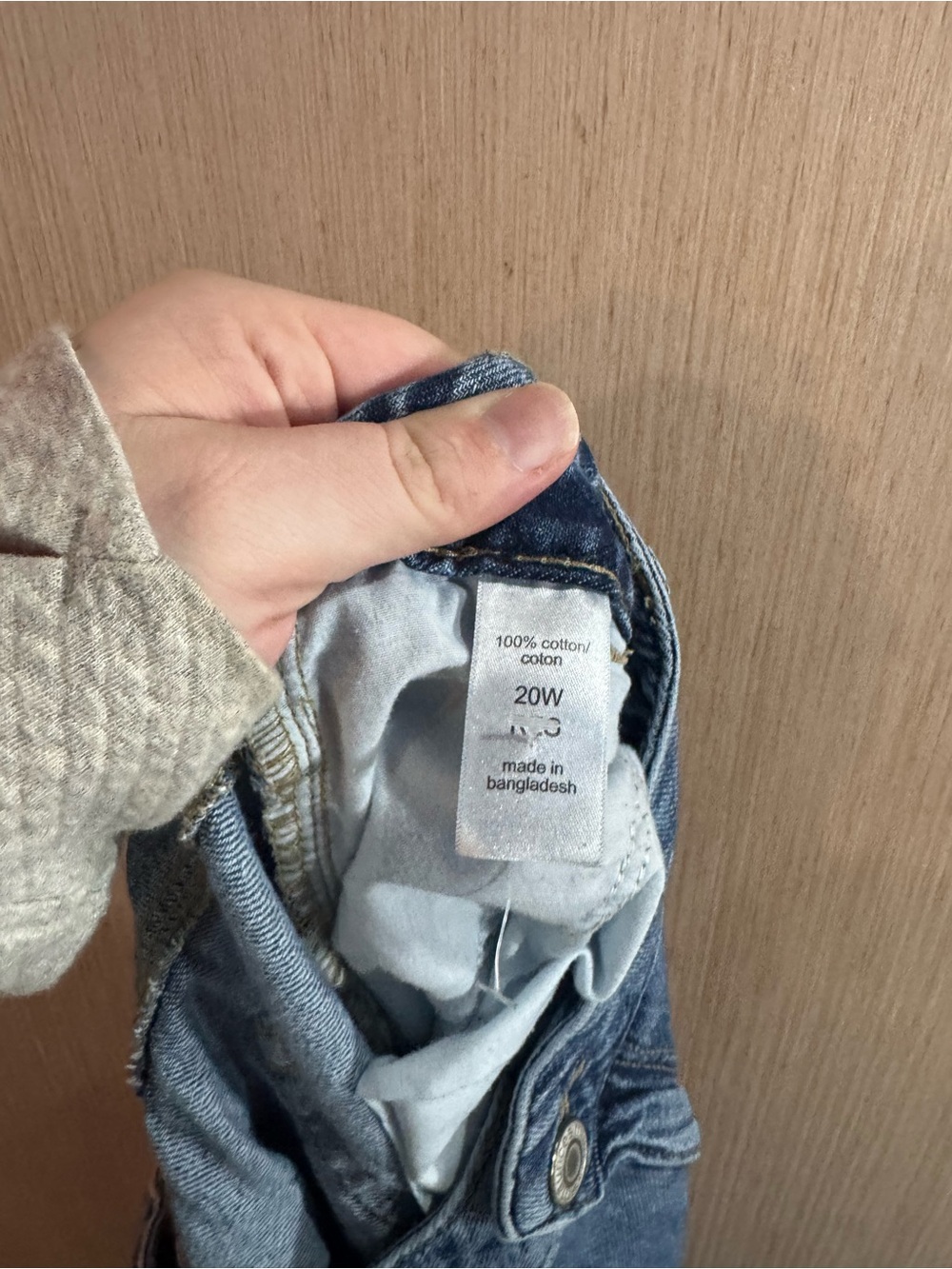 Maurices High-Rise Medium Wash Crop Baggy Jeans Size 20 - Picture 4 of 4